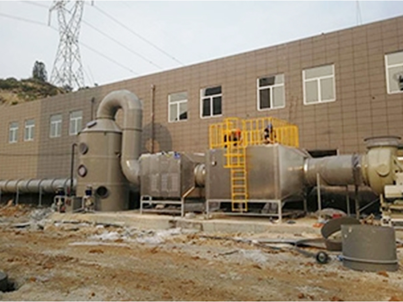 中国检验认证集团辽宁有限公司锦州分公司废气处理喷淋塔